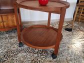Vintažinis mid century tikmedžio staliukas - nuotraukos Nr. 2