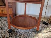 Vintažinis mid century tikmedžio staliukas - nuotraukos Nr. 10