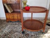 Vintažinis mid century tikmedžio staliukas - nuotraukos Nr. 13