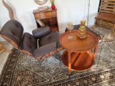 Vintažinis mid century tikmedžio staliukas - nuotraukos Nr. 19