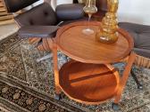Vintažinis mid century tikmedžio staliukas - nuotraukos Nr. 20