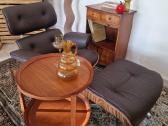 Vintažinis mid century tikmedžio staliukas - nuotraukos Nr. 23