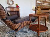 Vintažinis mid century tikmedžio staliukas - nuotraukos Nr. 24