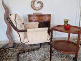 Vintažinis mid century tikmedžio staliukas - nuotraukos Nr. 32