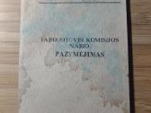 Parduotuvės komisijos nario pažymėjimas 1964