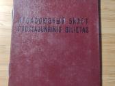 Profsąjungos bilietas 1958