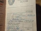 Profsąjungos bilietas Anykščiai 1964 - nuotraukos Nr. 2
