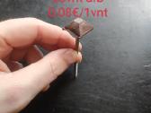 53vnt šiferio vinys.ilgis 7.2cm,skersmuo 2cm