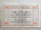 1922 metų 1000 mark Karaliaučius Mažoji Lietuva - nuotraukos Nr. 2