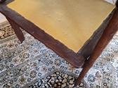 Vintažinis mid century raudonmedžio fotelis - nuotraukos Nr. 7