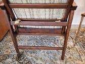 Vintažinis mid century raudonmedžio fotelis - nuotraukos Nr. 11