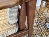 Vintažinis mid century raudonmedžio fotelis - nuotraukos Nr. 27