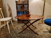Vintažinis mid century raudonmedžio staliukas - nuotraukos Nr. 6