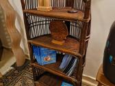 Vintažinė mid century ratango etažerė - nuotraukos Nr. 3
