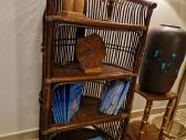 Vintažinė mid century ratango etažerė - nuotraukos Nr. 5