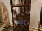 Vintažinė mid century ratango etažerė - nuotraukos Nr. 8