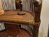 Vintažinė mid century ratango etažerė - nuotraukos Nr. 16
