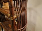 Vintažinė mid century ratango etažerė - nuotraukos Nr. 17
