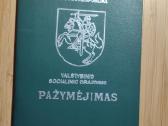 Valstybinio socialinio draudimo knygelė 1993