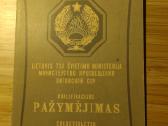 Radijo meistro kvalifikacijos pažymėjimas 1966