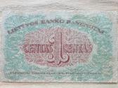 1922 metų 1 centas Lietuva - nuotraukos Nr. 2