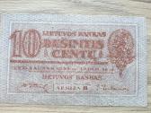 1922 metų 10 centų Lietuva