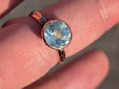 Auksinis žiedas akvamarinas makeitlouderjewellery - nuotraukos Nr. 2