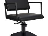 Profesionali kirpyklos kėdė Loft Black Square - nuotraukos Nr. 2