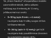 Vaikiška autokėdutė Akta Graco - nuotraukos Nr. 9