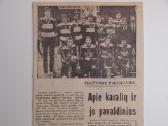 Kauno Žalgiris laikraščių iškarpos - nuotraukos Nr. 5