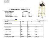 Mobilus bokštelis 2000x2000mm Profi -20% - nuotraukos Nr. 10