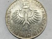 1968 D Vokietija silver pinigas 5 mark /K17 - nuotraukos Nr. 2