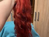 Ryskiai raudonas perukas wig - nuotraukos Nr. 6