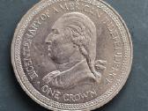 Isle of Man 1976 1crown G.washington