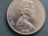Isle of Man 1976 1crown G.washington - nuotraukos Nr. 2