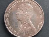 Ascension Island 1984 50 pence prico Andrew vizita