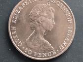 Ascension Island 1984 50 pence prico Andrew vizita - nuotraukos Nr. 2