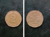 2 pfennig vokiškas 1966metai