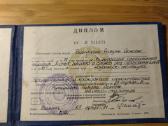 Diplomas Vilniaus statybos technikumas 1981 - nuotraukos Nr. 2
