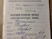 Sanarorinē kurortinė knygelė 1979 - nuotraukos Nr. 2