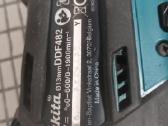Makita suktukas Ddf 487, baterija, pakrovėjas - nuotraukos Nr. 13