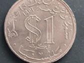 Malaizija 1981 1ringgit Cu-ni 1400m Hidžrai - nuotraukos Nr. 2