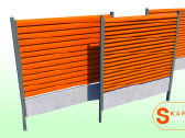Skardinės tvoros per 5 d.d. storis 0.5mm/0.7mm. - nuotraukos Nr. 2