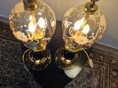 Vintažinės Art Nouveau žalvarinės stalo lempos - nuotraukos Nr. 5