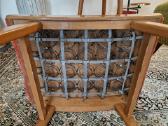 Vintažinis Mid Century bukmedžio pufas - nuotraukos Nr. 8