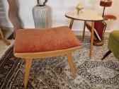 Vintažinis Mid Century bukmedžio pufas - nuotraukos Nr. 10