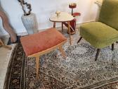 Vintažinis Mid Century bukmedžio pufas - nuotraukos Nr. 13
