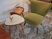Vintažinis Mid Century bukmedžio pufas - nuotraukos Nr. 18