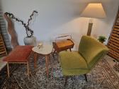 Vintažinis Mid Century bukmedžio pufas - nuotraukos Nr. 22