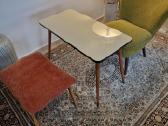 Vintažinis Mid Century bukmedžio pufas - nuotraukos Nr. 23
